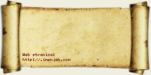 David Narandžić vizit kartica